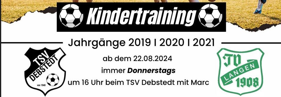 Neues Schnuppertraining für die Jüngsten im Club